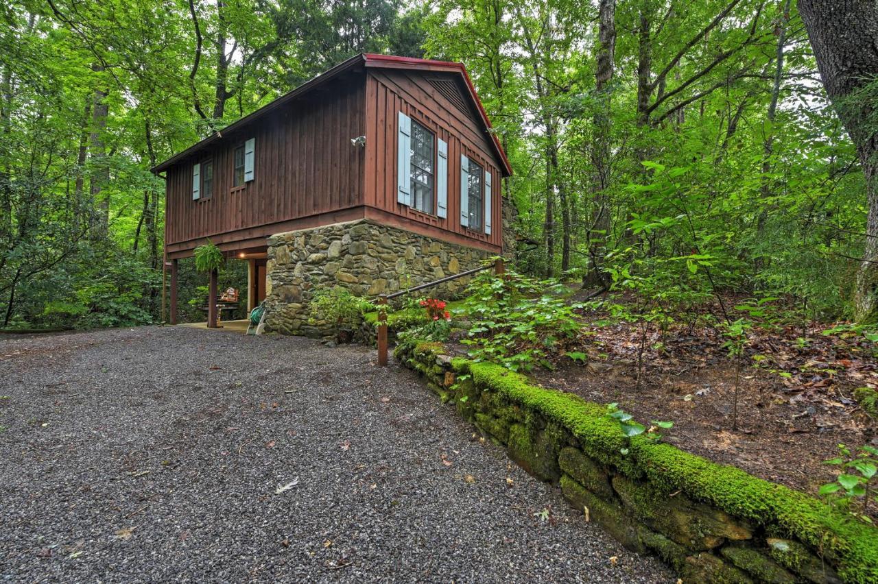 Serene Creekside Cottage Near Asheville Fire Pit Candler Exteriér fotografie